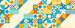 © semarjowodesign - Vector flat design geometric pattern background