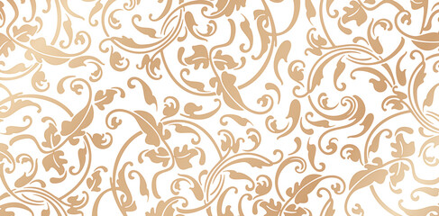 vector illustration floral ornamental seamlessly pattern backgrounds for fashionable modern wallpape