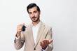 © SHOTPRIME STUDIO - car man service business buy smile key hand auto security holding