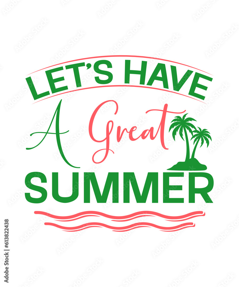 Vector de Stock Summer Beach Bundle SVG, Beach Svg Bundle, Summertime ...