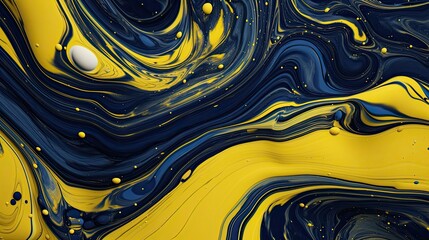 Abstract wavy liquid texture background, psychedelic and calming graphic, modern business backdrop with contrast colors, psychic liquify material, plastic - Generative ai