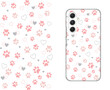 Print, Mobile phone cover design. Template smartphone case vector pattern, Paw lover