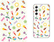 Print, Mobile phone cover design. Template smartphone case vector pattern, Summer pattern