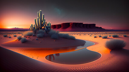 Wall Mural - Calm Desert