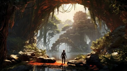 Beautiful Scenery Game Art