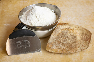 flour and bread