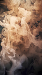 Wall Mural - Background with white smoke everywhere. IA generative.