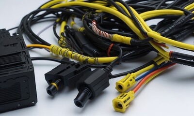 Complex wiring harness for the car building industry