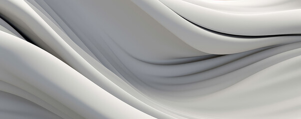 Wall Mural - an abstract display of white abstract lines and curves against a backdrop of clean, minimalist surfa