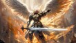 © MADMAT - A fallen angel paladin seeking redemption.