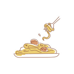 Sticker - SPAGHETTI YUMMY