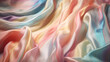 © 애영 고 - Pastel Silk Fabric Background Generative AI