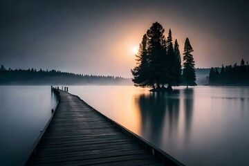  sunrise on the lake