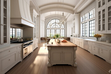 Wall Mural - Kitchen interior in new luxury home