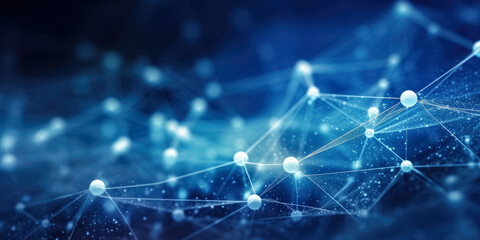 Network connection fiber optic , Abstract futuristic network lines background , Network technology abstract concept , Created with Generate Ai Technology