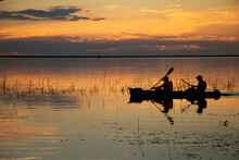 Sunset At The Ibera Lagoon, Corrientes Province, Argentina