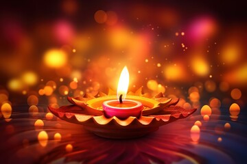 Happy Diwali. Happy Diwali Concept. Happy Diwali Background. Happy Diwali Theme. Generative Ai