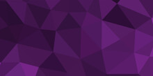 Abstract Purple Geometric Background With Triangles For Business