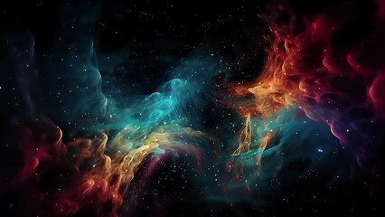 Wall Mural - galaxy and nebula. abstract space background. endless universe with stars and galaxies in outer spac