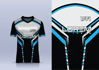 Wall Mural - jersey design for sublimation, sport t shirt design racing jersey