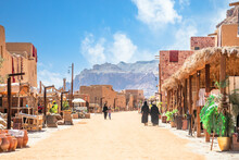 Al Ula Old Town Souk Market Street, Medina Province, Saudi Arabia
