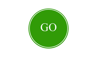 Wall Mural - go sign