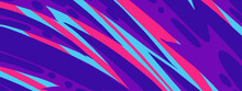 Sport Background Banner With Blue Pink And Purple Colors
