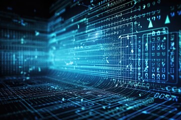 abstract binary background