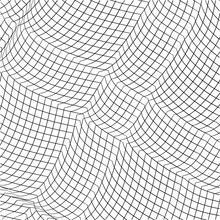 Seamless Pattern Of Web Or Fishnet