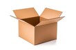 © twilight mist - Empty Open Cardboard Box On White Background