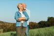 © Lumos sp - woman man outdoor senior couple happy lifestyle retirement together smiling love old nature mature