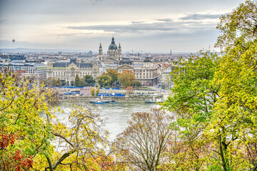 Canvas Print - Budapest landmarks, Hungary