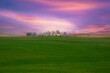 © CK - Countryside scenery at cloud and sky, United States.
