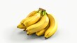 © sirisakboakaew - Isolated bunch of bananas white background macro lens realistic lighting