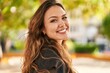 © Krakenimages.com - Young beautiful hispanic woman smiling confident standing at park