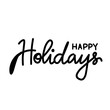 © Satria's - Happy Holidays lettering
