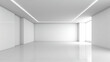 © kichigin19 - empty white room apartment copy empty space. Generative AI