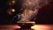 © redflower - Burning incense with the scent of lavender