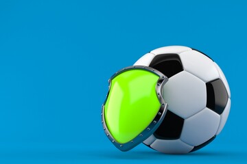 Sticker - Soccer ball with shield