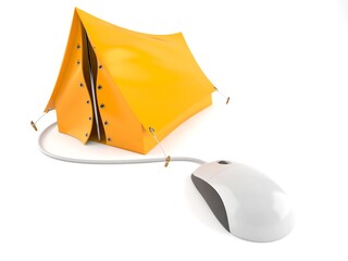 Sticker - Tent with computer mouse