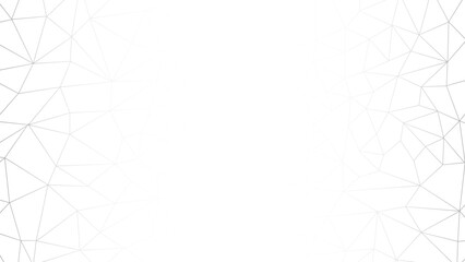 Fototapete - Abstract geometric background. Plexus mesh backdrop. Vector