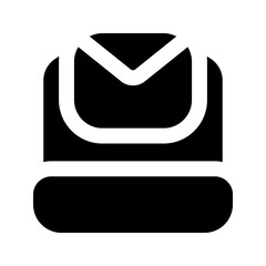 Poster - email glyph icon