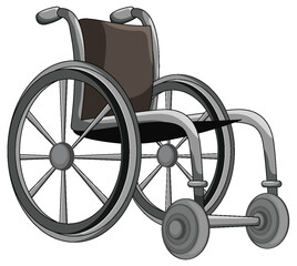 Wall Mural - Isolated wheelchair simple cartoon