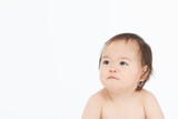 Fototapeta Desenie - 笑顔の赤ちゃんのバストアップ