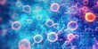 © CROCOTHERY - cellular therapy and regeneration, microscopic view of body cells, research of stem cells, generative ai