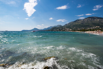 Poster - View of the coast of Adriatic sea