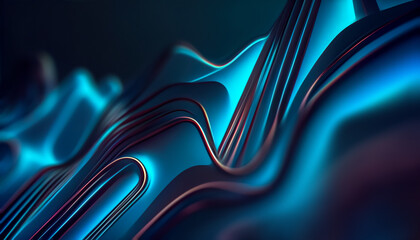 Wall Mural - modern tech abstract background
