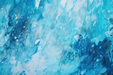 Beautiful Abstract Blue White Watercolor,watercolour Background. Gradient. Blue White Watercolour Wallpaper Background. Generative AI.