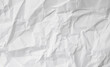 © AKS Studio - White creased crumpled paper background grunge texture background