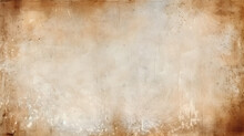 Watercolor Old Brown Background Texture. Generative AI.